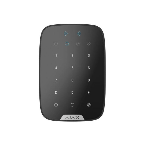 Tastatura wireless neagra pentru sistem de alarma, taste touch iluminate, AJAX KEYPAD PLUS BL