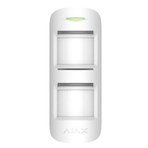 Detector de miscare pentru exterior, 90 grade, imunitate la animale, AJAX MOTIONPROTECT OUTDOOR WH