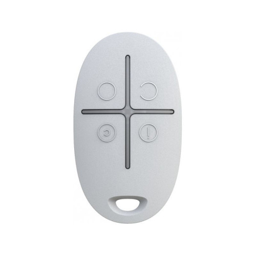 Telecomanda pentru sistem de alarma AJAX SPACECONTROL WH, cod saritor, anti frauda/sabotaj, distanta functionare 1.000m