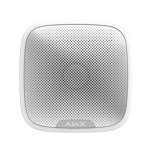 Sirena de exterior, wireless, 868 MHz, LED cu lumina rosie, 113 dB, AJAX STREETSIREN WH