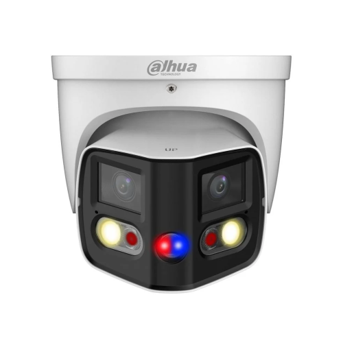Camera IP Dahua TIOC, EPTZ, WizSense, Lentila Duala, 4K, Iluminare Duala, Alarma acustica si vizuala, PoE, IPC-PDW3849-A180-E2-AS Camera IP Dahua TIOC, EPTZ, WizSense, Lentila Duala, 4K, Iluminare Duala, Alarma acustica si vizuala, PoE, IPC-PDW3849-A180-E2-AS