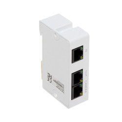 Extender High PoE, DAHUA PFT1300, 3 porturi RJ45, montare pe sina DIN