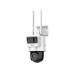 Hikvision Pro DS-2DE2C400IWG-K/4G/C05S10 4G Camera with SIM and Solar Panel, Alarm, 4MP 2K, IR + LED 30m, 4G, 1.85 W Battery, PIR + Radar