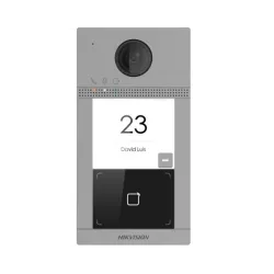 Videointerfon FULL HD, 1 familie, control acces, Wireless, aplicat, Hikvision, DS-KV8113-WME1(C)