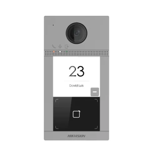 Videointerfon FULL HD, 1 familie, control acces, Wireless, aplicat, Hikvision, DS-KV8113-WME1(C)