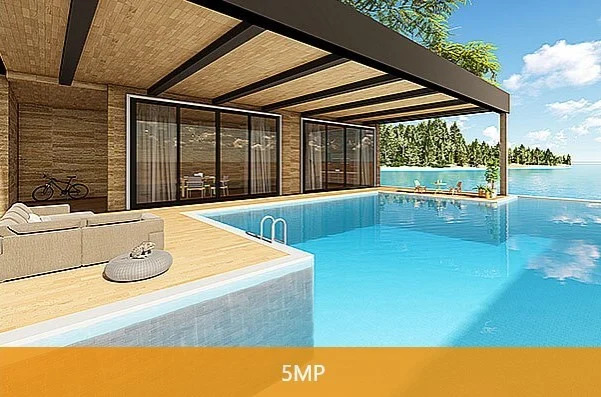 rezolutie de 5 mp 2K la imou bullet 3